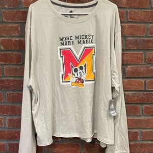 NWT Disney Mickey Long Sleeve Shirt